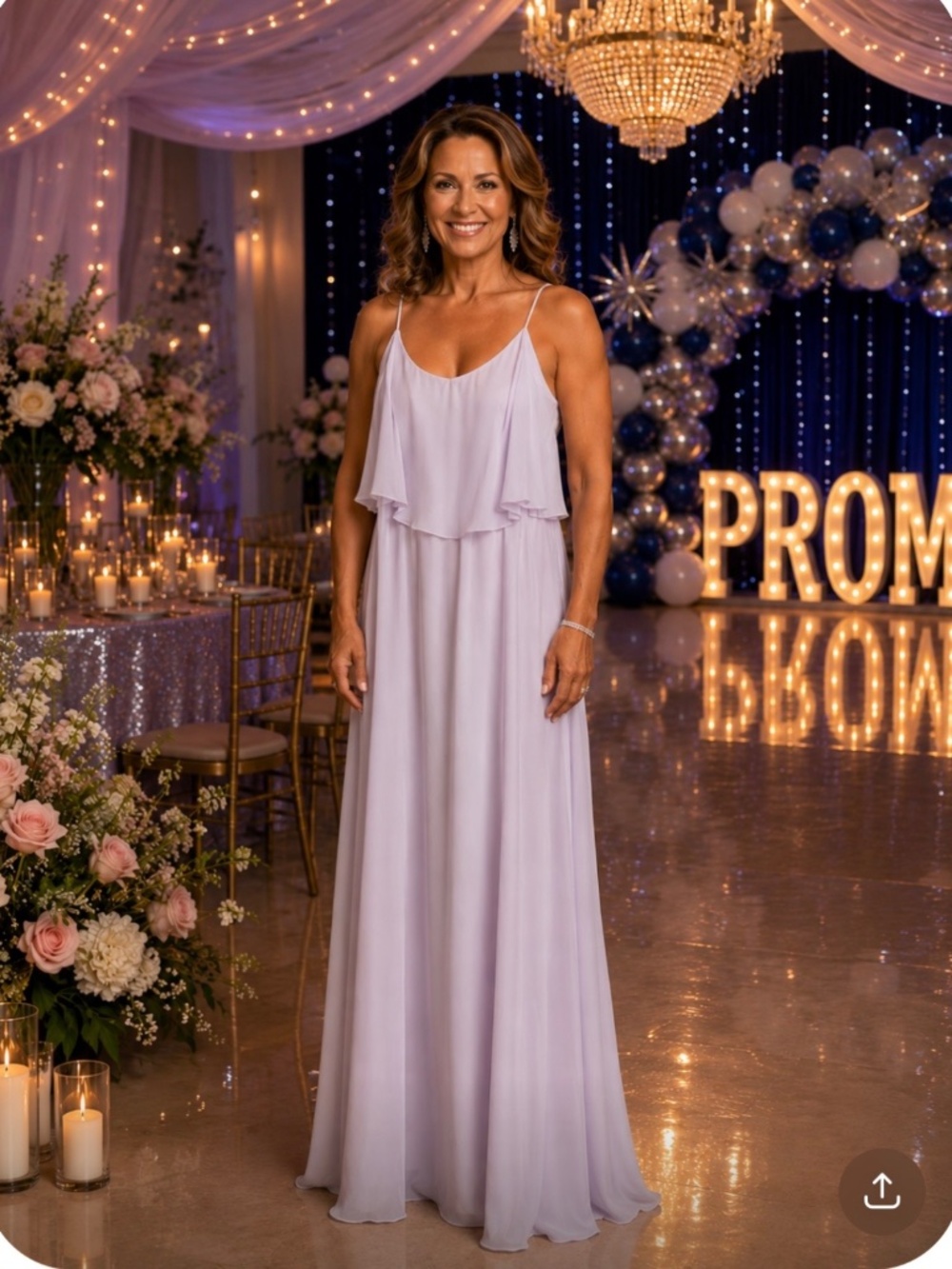 MUMU Long Dress Lavender - L